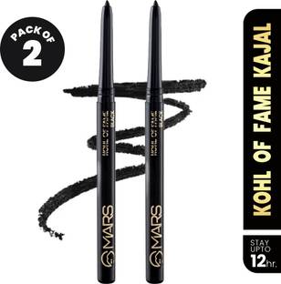 MARS Kohl of Fame Long Lasting Smudge Proof Kajal Pack of 2