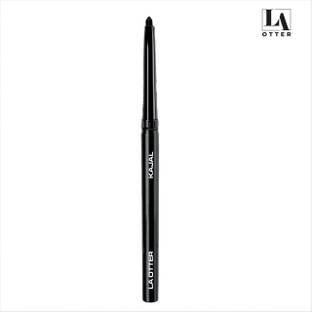 LA OTTER Super Black Kajal,Smudge Proof, Water Proof & Long Lasting