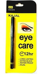 LIGHT BEAUTY Waterproof Jet Black Eye Kajal 12Hr
