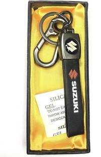 ecomglow SUZUKI car & bike keychain stainless steel Metal finish Key Chain