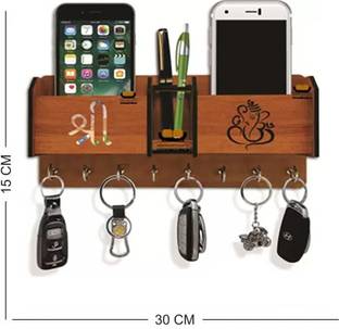Rj Store Wood Key Holder