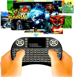 FRONY AJ_813A_MINI WIRELESS KEYBOARD WITH TOUCHPAD/BACKLIT LIGHT &WIRELESS MOUSE COMBO Wireless Handheld Multi-device Keyboard