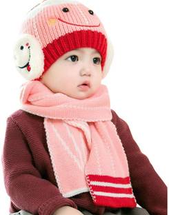 SYGA Baby Boys & Baby Girls Casual Hat Scarf
