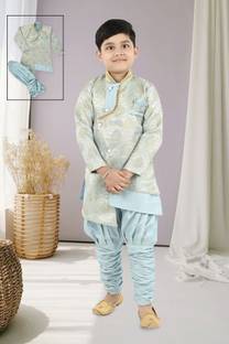 new gen Self Design Sherwani
