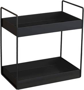MetalCrafted Utensil Kitchen Rack Iron MULTIPUPOSE 2-Tier Standing Rack for bathrooms, living rooms, kitchens, offices