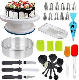 NIJAMRUT cake baking set combo cake making Set cake making materials Combo All Reusable Kitchen Tool Set