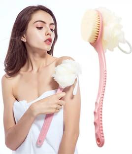 RBGIIT Kitchen Brush 2 in 1 With Plastic Curved Non Slip Handle GK-85 Kitchen Tool Set