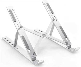 WoodyBox Height Adjustable Lifter Portable Aluminium for Office (Original Aaks Solution) Woodybox_001 Aluminium Desk Stand Laptop Stand with Adjustable Height Compatible with 26 - 35 cm Laptops