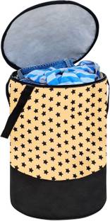 Flipkart SmartBuy 45 L Beige, Black Laundry Bag