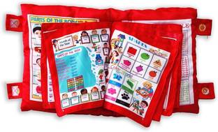 himanshu tex Alphanumeric, Animals, Fruits, Nature, Smiley, Characters Baby Pillow Pack of 1