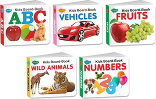 GO WOO Sparkle Board Books | Pack Of 5 Books |Super Jumbo Combo For Library Board Books