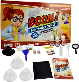 Ekta Fun with Science | Science lab Kit | 101 Experiments Inside | 24 lab Tool | 80 Page Career and lab Guide | 8 + Year Children