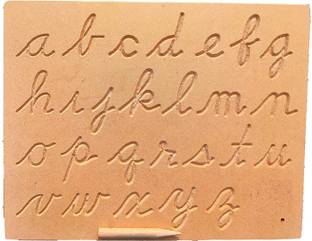 FORSIKHA Small Alphabet Learning Slate Cursive Handwriting Pratice Board Tracing Tablet