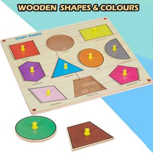 blue seed 3D Geometric Shape Puzzles Board Game Learning Toys Sorting Puzzle Blocks Toys