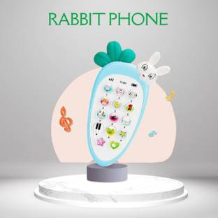 CountryLink Rabbit Face Pretend Play Mobile Musical Sound Toys with Light Mobile Phone
