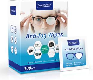 CRAZYABBS 100pcs Fog-Free Lens Cleaning Wipes Spectacles Eyeglasses Sunglasses Camera Lens  Lens Cleaner