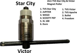 Tooltastic 10in1 TVS Star City & TVS Victor , Apache Magnet Flywheel Puller Lever Tool