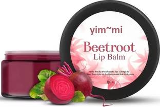 yim~mi Lip Balm for Soft & Lips-Lightens Pigmentation|Chemical-free Beetroot pack of 1 Beetroot