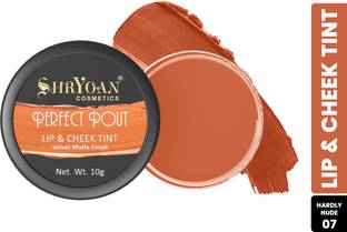 Shryoan Perfect Pout Cheek and Lip Tint Creamy Matte Finish Hardly Nude Hardly Nude