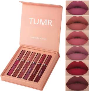 TUMR 6pcs Matte liquid lipstick long-lasting non-stick not fade waterproof