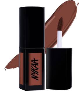 NYKAA Matte to Last Liquid Lipstick, Matte Finish, 5ml - 18 Chai