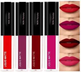 RVLIPS gloss matte lipstick red edition set of 4