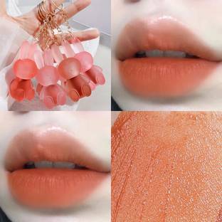 DAIMANPU Cute Rabbit Velvet Lip Mud, Key Chain Lipstick, Matte Lip Tint GEGE BEAR