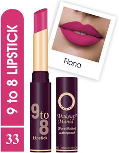 Makeup Mania Pure Matte 9 to 8 Long Stay Waterproof Lipstick Shade # 33