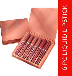 Sajuma Beauty Bold & Beautiful Liquid Lipstick 6pc Collection