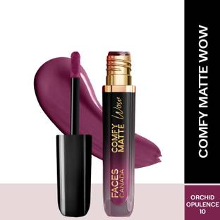 FACES CANADA Comfy Matte Wow Liquid Lipstick | Highly Pigmented | Long Lasting