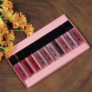 BB LOOKS BEAUTY Matte Mini LipstickIILong LastingIIWaterproof Set of 10 Combo Lipstick
