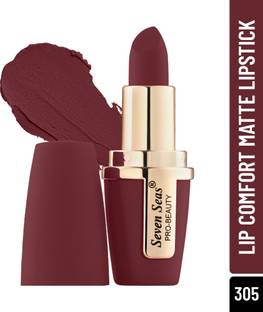 Seven Seas Seven Seas Lip Comfort Velvet Matte Lipstick (Chestnut Rose-II, 4.2 g)