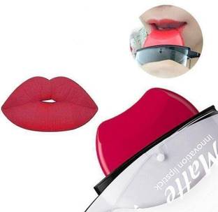 SHAGGY red matte apple shape matte hot red lipstick