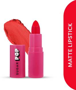 SUGAR POP Matte Lipstick - 02 | Non-Drying | Lightweight | Satin matte finish