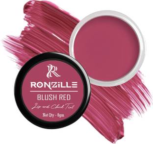 RONZILLE 3-In-1 Lip Tint & Cheek Tint,For Lips, Eyelids & Cheeks Lip Stain, Matte Finish