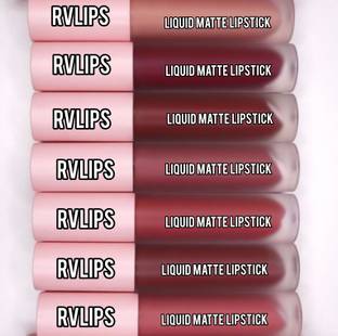 RVLIPS Waterproof Longlast SensationaL Liquid Matte Lipsticks Combo Of 8