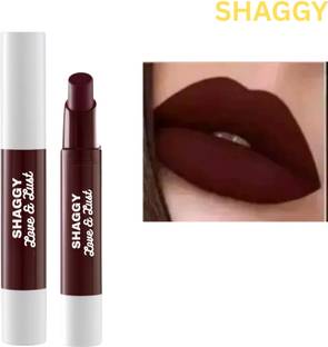 SHAGGY Non Transfer,Longlasting Matte Crayon MAROON Lipstick),266