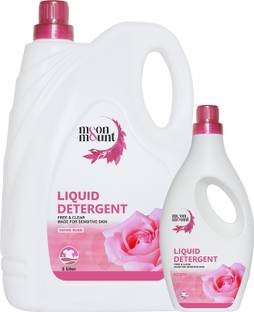 Moon and Mount Liquid Detergent, Suitable Detergent for top load & front load laundry detergent Lily Liquid Detergent
