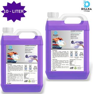 dillxa Antibacterial Cloth Washing Liquids Top & Front Load Machine Liquid - 10 L\ Lavender Liquid Detergent