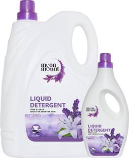Moon and Mount Liquid Detergent 6 Liter, Washing Machine Liquid For Top & Front Load Lavender Liquid Detergent