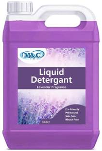 M&C Liquid Detergent Booster Removes Stains, Whitens Whites and Brightens Colors Lavender Liquid Detergent