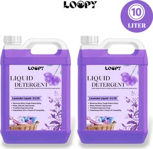 Loopy High-Performance Fabric Cleansers Washing Machine Liquid Top & Front Load Lavender Liquid Detergent