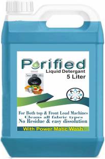 Purified Liquid Detergent for Bucket & Machine Wash, No Soda Formula, Classic Liquid Detergent