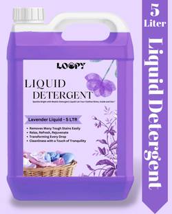 Loopy Color-Safe Laundry Detergent Suitable for Top-Load - Front-Load Washing Machine Lavender Liquid Detergent