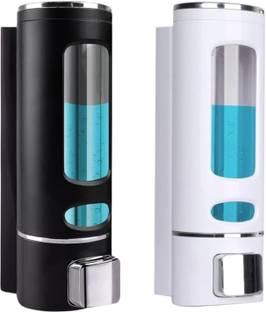 Citipro Premium Quality Wall Mounted Shampoo/Liquid Soap Dispenser(Pack of 2) 0.4 L Liquid, Shampoo, Gel, Foam, Lotion, Sanitizer Stand, Conditioner, Soap Dispenser