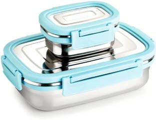 MITHALI Stainless Steel Tiffin Lunch Box 2 Containers Lunch Box