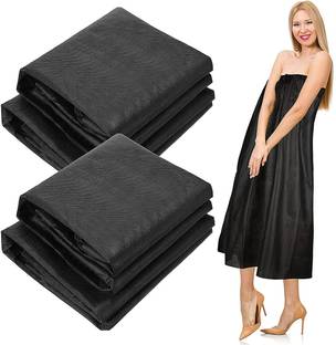 D-Core Disposable Spa Massage WAXING, Body Massage Gown Color-Black Makeup Apron