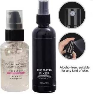 Beaulip Combo of Makeup primer with Fixer Primer - 100 ml (Transparent)