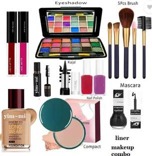 yim~mi Good Quality HD Makeup Kit Combo Full Set Box With All Products In 15