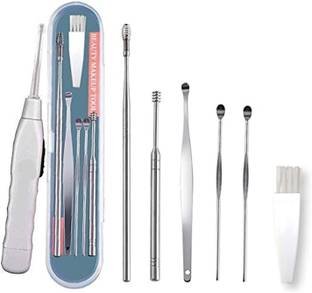AVALENT Ear Wax Remover and Flashlight Earpick Tool Storage Box